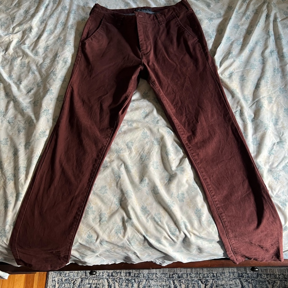 Aeropostale Skinny pants, burgundy color, 30/32